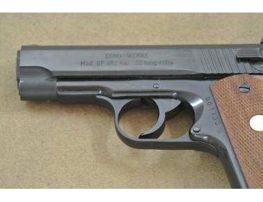 Halbautomatische Pistole Erma.Modell EP 452 ,  Kal. .22 lr.