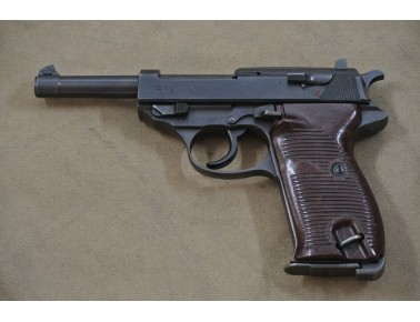 Halbautomatische Pistole, Walter Mod. P 38 Mauser Fertigung Code byf 44,  Kal. 9 mm Luger.