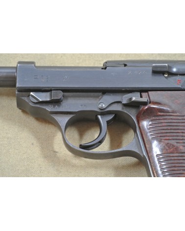 Halbautomatische Pistole, Walter Mod. P 38 Mauser Fertigung Code byf 44,  Kal. 9 mm Luger.