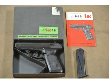 Halbautomatische Pistole, Heckler & Koch Model P 9 S, Kal. 9mm Luger.