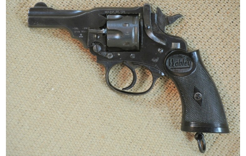 " VERKAUFT " Kipplauf-Revolver, Webley  MK IV, 3 Zoll, Kal. .38 S&W