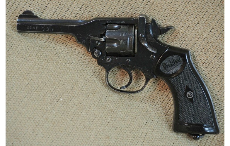 Kipplauf-Revolver, Webley  MK IV, 4 Zoll, Kal. .38 S&W