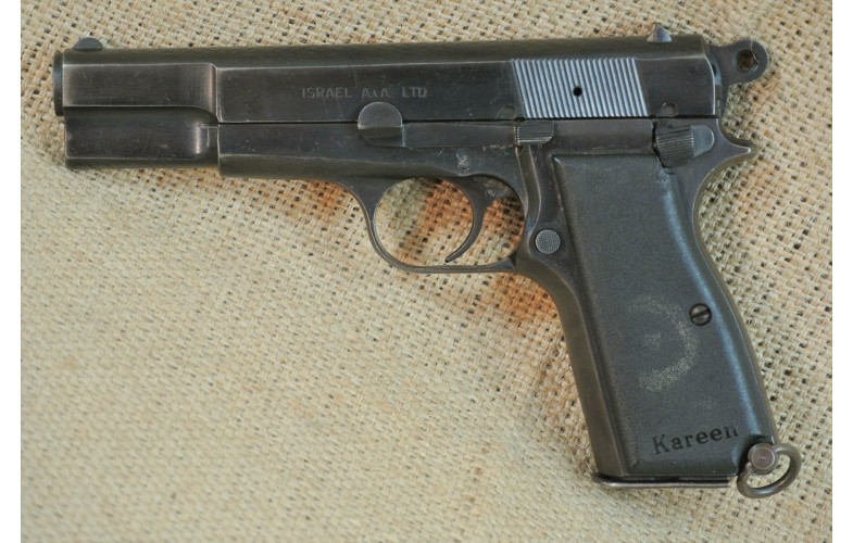 Halbautomatische Pistole, Kareen Israel (Browning / FN High Power), Kal. 9mm Luger