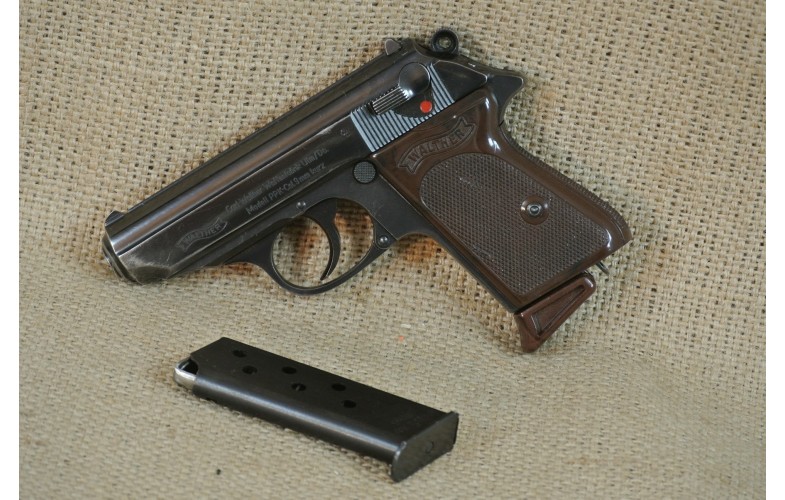 Halbautomatische Pistole Walther, Mod. PPK, Kal. 9mm Browning kurz