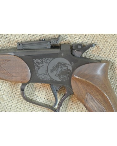 Einzellader Pistole,  Thompson Center Mod. Contender,  Kal. .30-30 mit Wechselläufen im Kal. .222Rem., u. .22lr. -