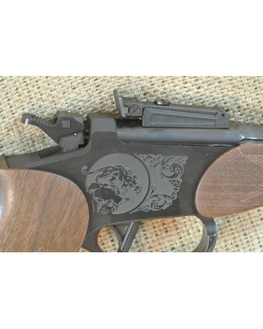 Einzellader Pistole,  Thompson Center Mod. Contender,  Kal. .30-30 mit Wechselläufen im Kal. .222Rem., u. .22lr. -