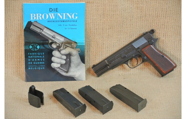 " VERKAUFT " Halbautomatische Pistole, FN High Power M 1935, Kal. 9mm Luger
