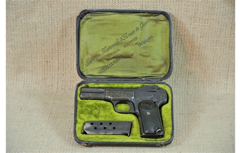 Halbautomatische Pistole, FN 1900, Kal. 7,65mm Browning, graviert