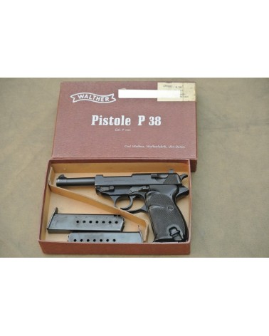 Halbautomatische Pistole, Walther Mod. P 1 ,  Kal. 9mm Luger.