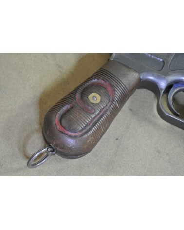 Halbautomatische Pistole, Mauser Mod. C96 Rote Neun,  Kal. 9mm Luger.
