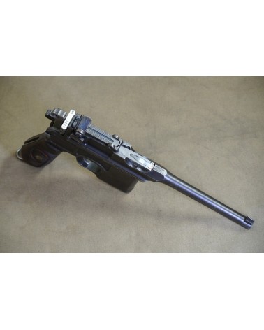 Halbautomatische Pistole, Mauser Mod. C96 Rote Neun,  Kal. 9mm Luger.