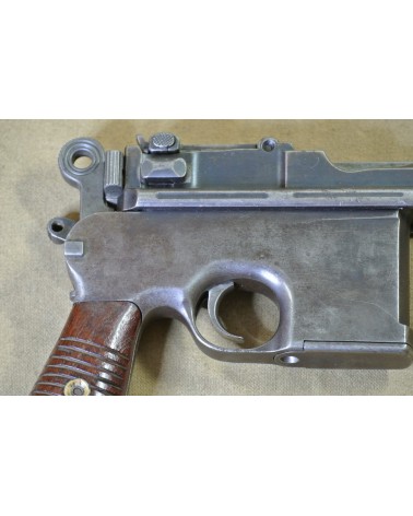 Halbautomatische Pistole, Taku Naval Dockyard Mod. C96 Flatside,  Kal. 7,63 mm Mauser.