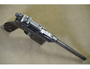 Halbautomatische Pistole, Taku Naval Dockyard Mod. C96 Flatside,  Kal. 7,63 mm Mauser.