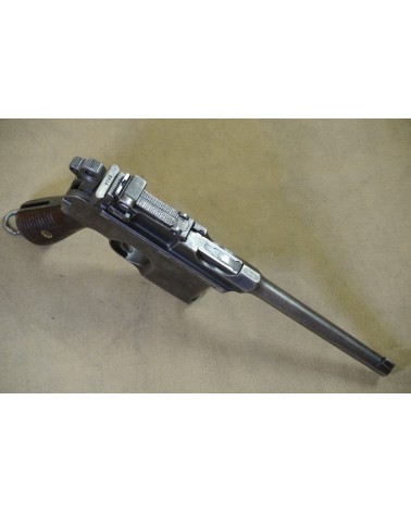 Halbautomatische Pistole, Taku Naval Dockyard Mod. C96 Flatside,  Kal. 7,63 mm Mauser.