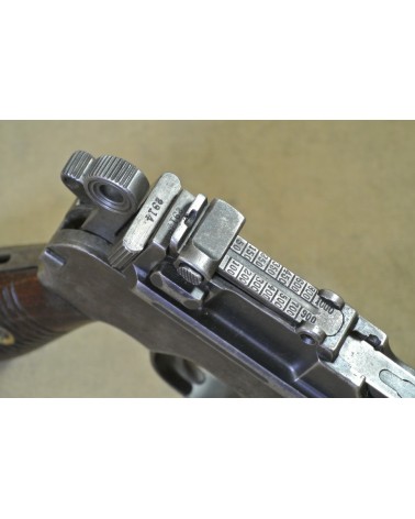Halbautomatische Pistole, Taku Naval Dockyard Mod. C96 Flatside,  Kal. 7,63 mm Mauser.