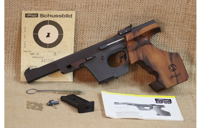 " VERKAUFT " Halbautomatische Pistole, Walther GSP, Kal. 22lr.
