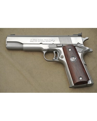 Halbautomatische Pistole, Colt Mod. Gold Cup National Match First Edition,  Kal. 9 mm Luger.