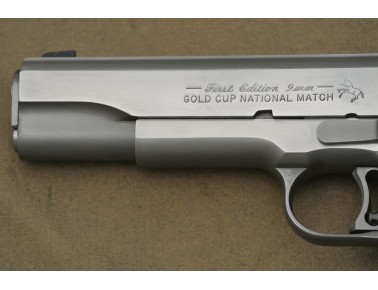 Halbautomatische Pistole, Colt Mod. Gold Cup National Match First Edition,  Kal. 9 mm Luger. Halbautomatische Pistole, Colt Mod. Gold Cup National Match First Edition,  Kal. 9 mm Luger.