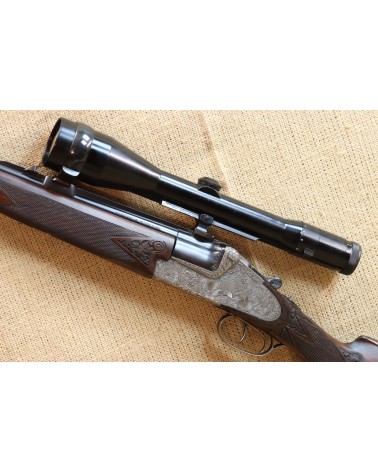 Doppelbüchse Heym, Kal. 30-06, mit Austauschlauf Bockbüchsflinte Kal. 12/70 – 5,6x57R. - Bild 2
