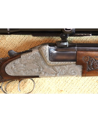 Doppelbüchse Heym, Kal. 30-06, mit Austauschlauf Bockbüchsflinte Kal. 12/70 – 5,6x57R. - Bild 8