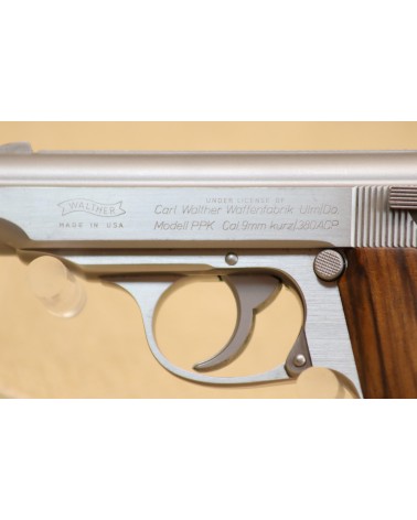 Halbautomatische Pistole, Interarms (Walther) PPK Stainless, Kal. 9mm Browning kurz - Bild 5
