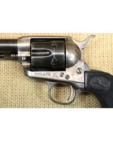 Revolver, Colt 1873, Kal. .41 Colt, 4 3/4 Zoll, mit Waffenkasten und Matrizensatz. - Bild 5