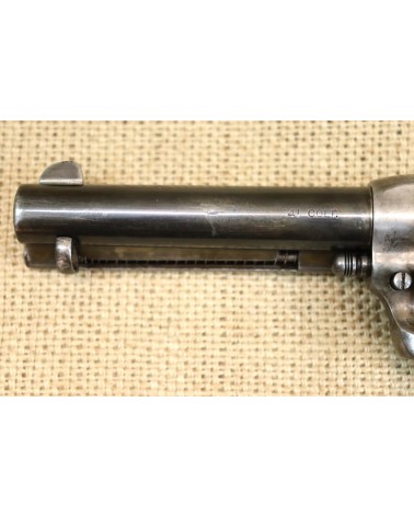 Revolver, Colt 1873, Kal. .41 Colt, 4 3/4 Zoll, mit Waffenkasten und Matrizensatz. - Bild 9
