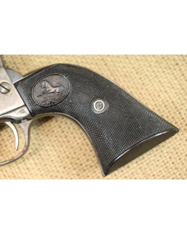 Revolver, Colt 1873, Kal. .41 Colt, 4 3/4 Zoll, mit Waffenkasten und Matrizensatz. - Bild 12