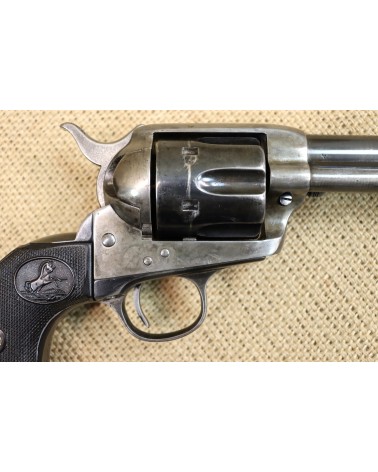 Revolver, Colt 1873, Kal. .41 Colt, 4 3/4 Zoll, mit Waffenkasten und Matrizensatz. - Bild 6