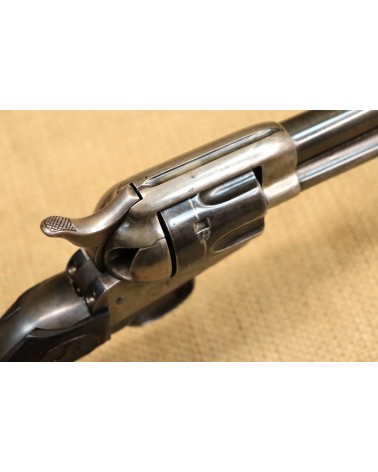 Revolver, Colt 1873, Kal. .41 Colt, 4 3/4 Zoll, mit Waffenkasten und Matrizensatz. - Bild 7