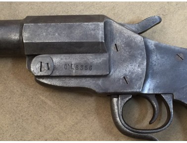 Einläufige Signalpistole GM (Merkel), Modell Hebe,l Kal. 4 Einläufige Signalpistole GM (Merkel), Modell Hebe,l Kal. 4