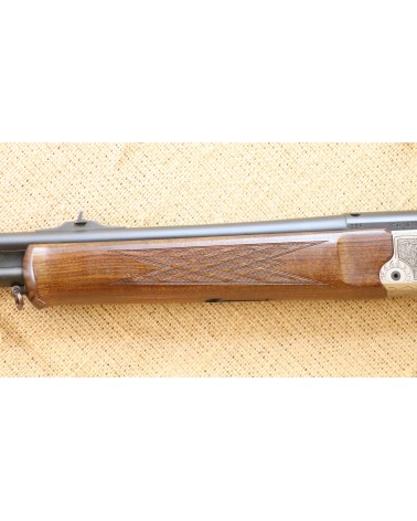 Bockbüchsflinte, Blaser B 95 Luxus, Kal. .30R Blaser - 16/70, Handspanner - Bild 14