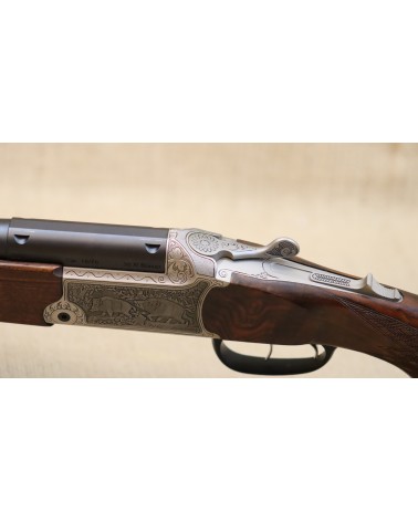 Bockbüchsflinte, Blaser B 95 Luxus, Kal. .30R Blaser - 16/70, Handspanner - Bild 9