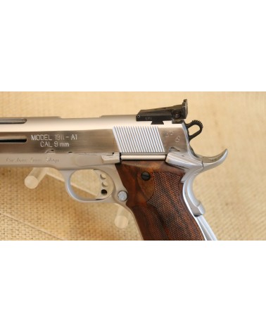 Halbautomatische Pistole, Springfield Mod. 1911-A1, 6 Zoll Briley-Lauf, Kal. 9mm Luger. - Bild 5
