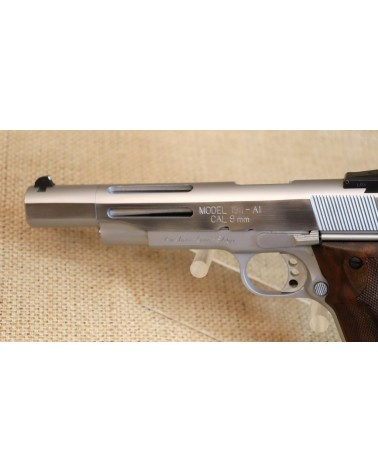 Halbautomatische Pistole, Springfield Mod. 1911-A1, 6 Zoll Briley-Lauf, Kal. 9mm Luger. - Bild 6