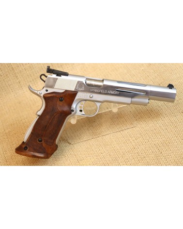 Halbautomatische Pistole, Springfield Mod. 1911-A1, 6 Zoll Briley-Lauf, Kal. 9mm Luger. - Bild 2
