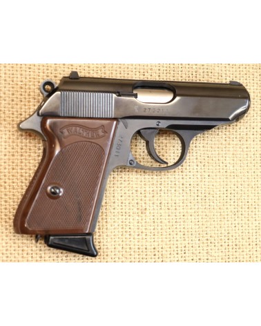 Halbautomatische Pistole, Walther PPK, Kal. 7,65 Browning.