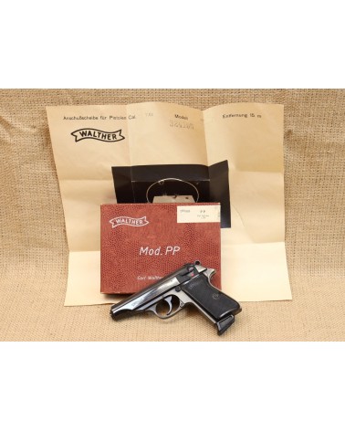 Halbautomatische Pistole, Walther PP, Kal. 7,65 Browning.