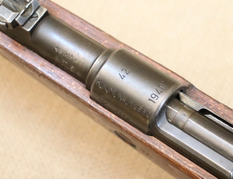 Repetierbüchse, Mauser Mod. 98K, Code 42 (1940), Kal. 8x57 IS. - Bild 6