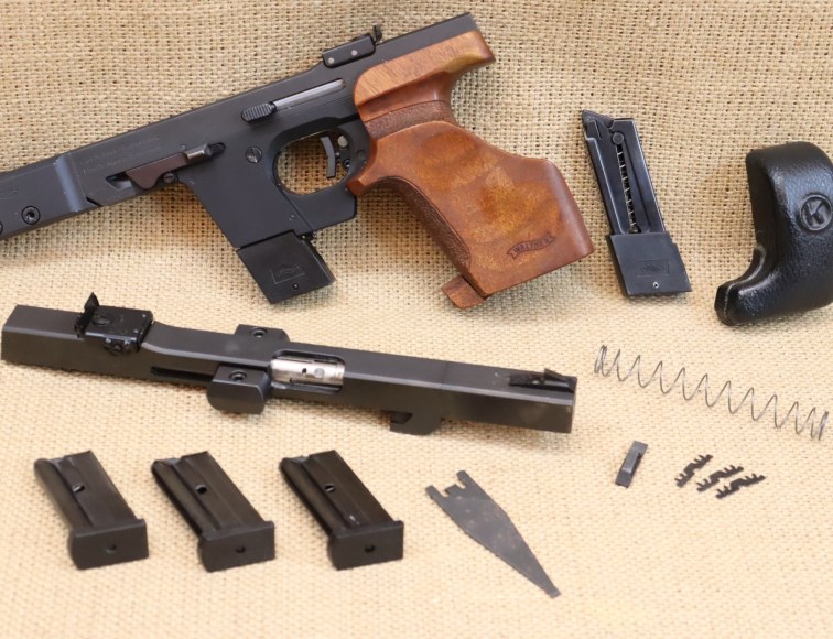 Walther GSP, Kal. .32, inkl. Wechselsystem Kal. .22lr