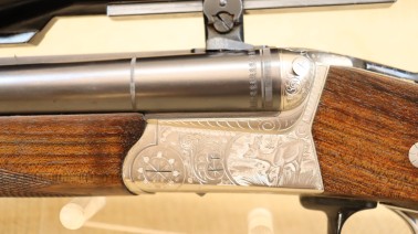 Krieghoff Trumpf Drilling, Kal. 16/70 - 7x65R - .22Hornet Einstecklauf
