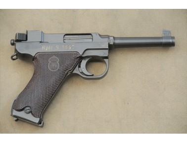 Halbautomatische Pistole, Husqvarna Lathi Mod. 40,  Kal. 9mm Luger