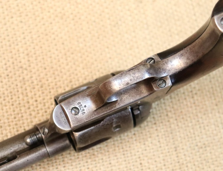 " VERKAUFT " Colt Mod. 1873, Kal. .45 Colt, US Cavalry Model, D.F.C., New Jersey State Issue