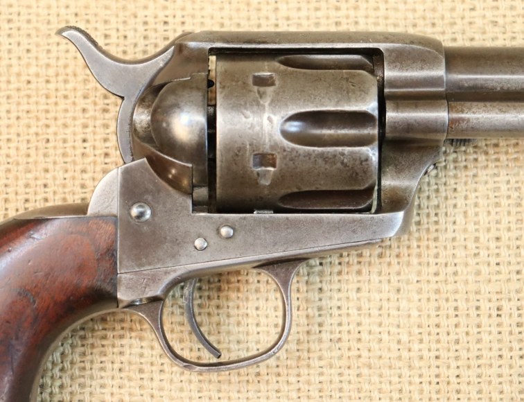 " VERKAUFT " Colt Mod. 1873, Kal. .45 Colt, US Cavalry Model, D.F.C., New Jersey State Issue