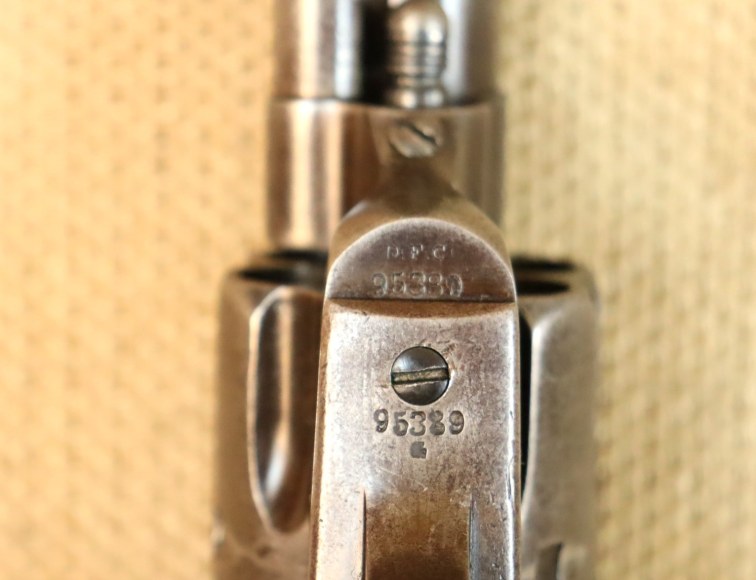 " VERKAUFT " Colt Mod. 1873, Kal. .45 Colt, US Cavalry Model, D.F.C., New Jersey State Issue