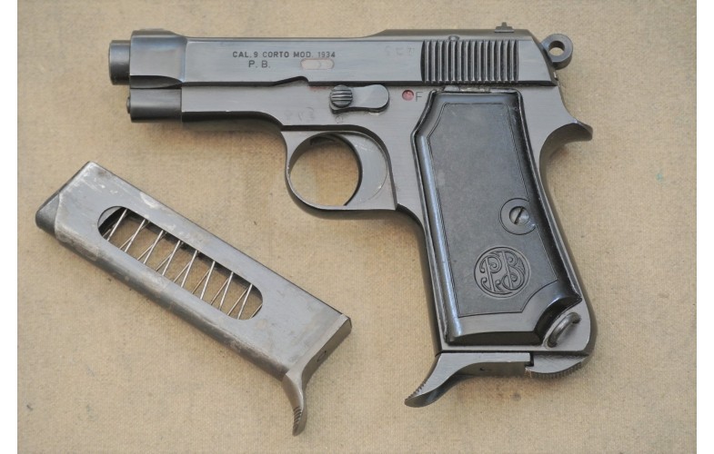 Halbautomatische Pistole, Beretta Mod. 1934, Kal. 9 mm Corto.