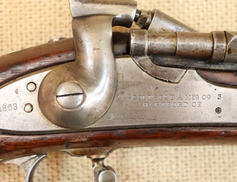 Colt Muskete 1863, Conversion / Aptiert auf Kal. .577 Snider