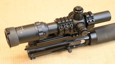 Schmeisser AR15, Ultramatch, Kal. .223 Rem. inkl. Luvo Wechselsystem Kal. 22lr.