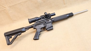 Schmeisser AR15, Ultramatch, Kal. .223 Rem. inkl. Luvo Wechselsystem Kal. 22lr.
