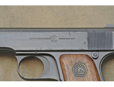 Halbautomatische Pistole, Ortgies Erfurt, Kal. 7,65 mm Brow.